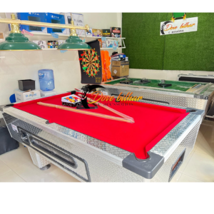 Mesa de bilhar metálica: